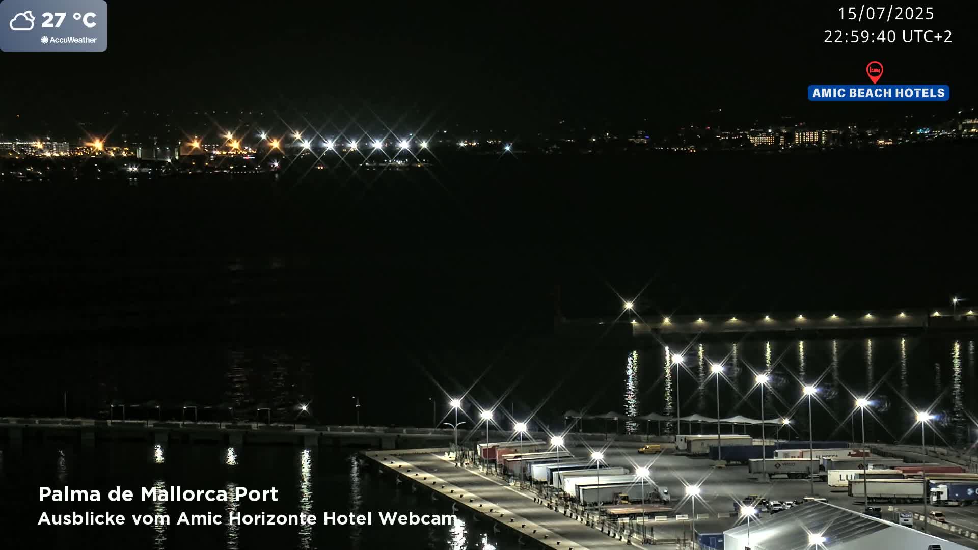 Palma de Mallorca City & Harbor Live Cam - Palma de mallorca, Balearic Islands, Spain