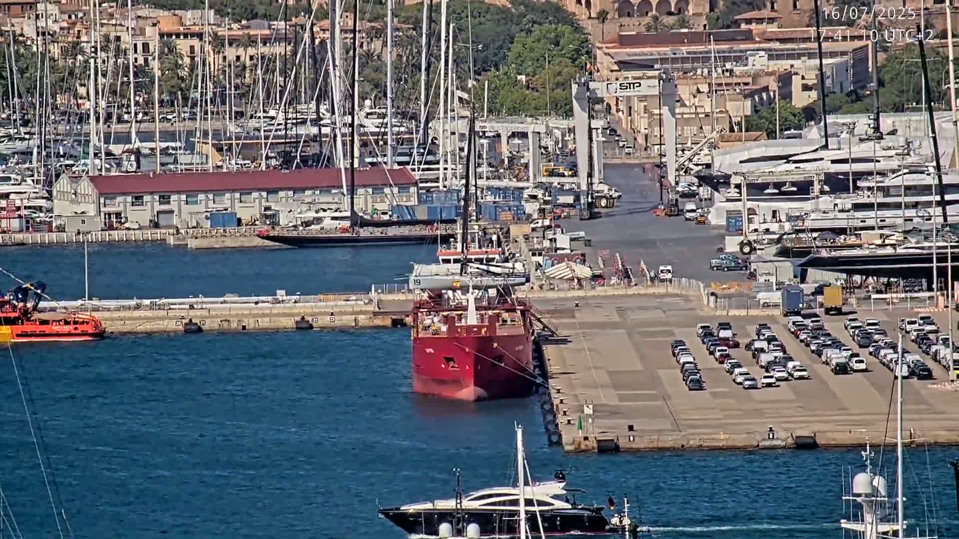 Palma de Mallorca City & Harbor Live Cam - Palma de mallorca, Balearic Islands, Spain