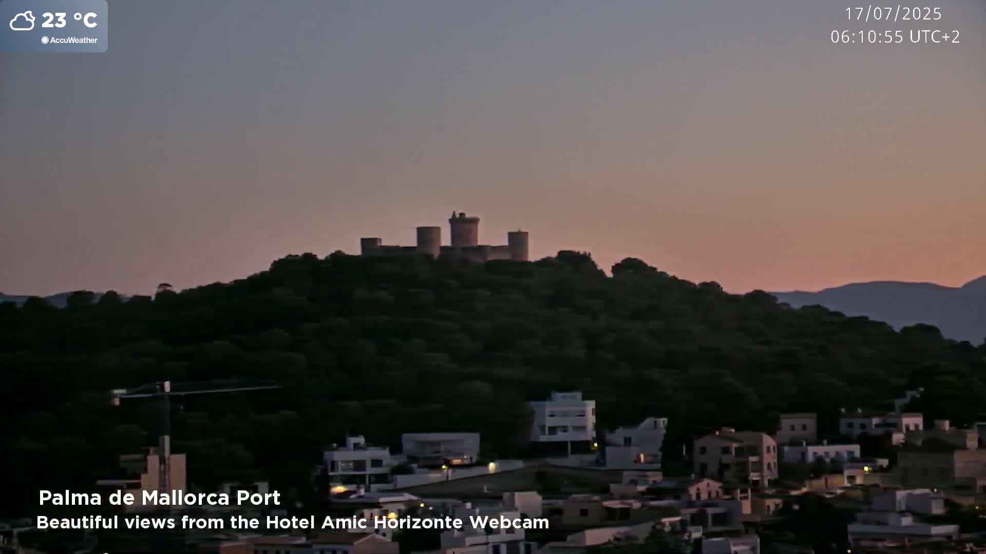 Palma de Mallorca City & Harbor Live Cam - Palma de mallorca, Balearic Islands, Spain