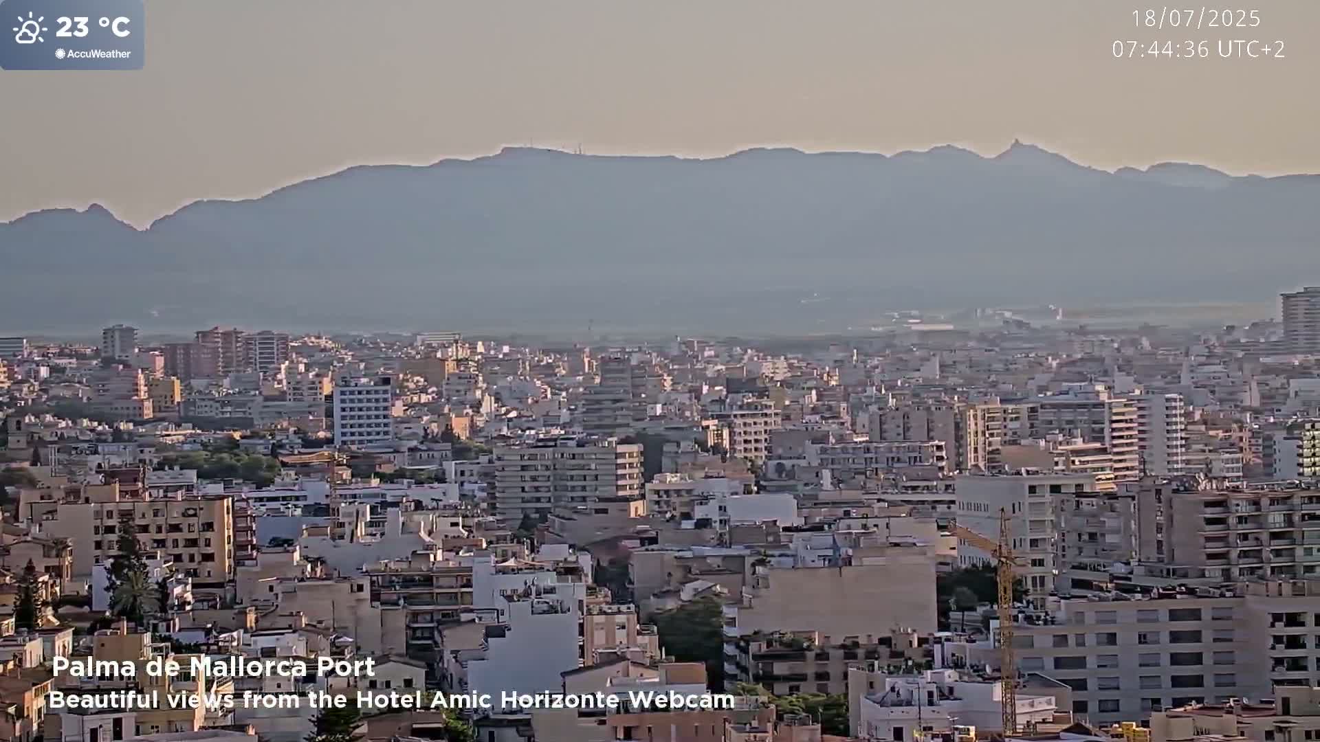 Palma de Mallorca City & Harbor Live Cam - Palma de mallorca, Balearic Islands, Spain