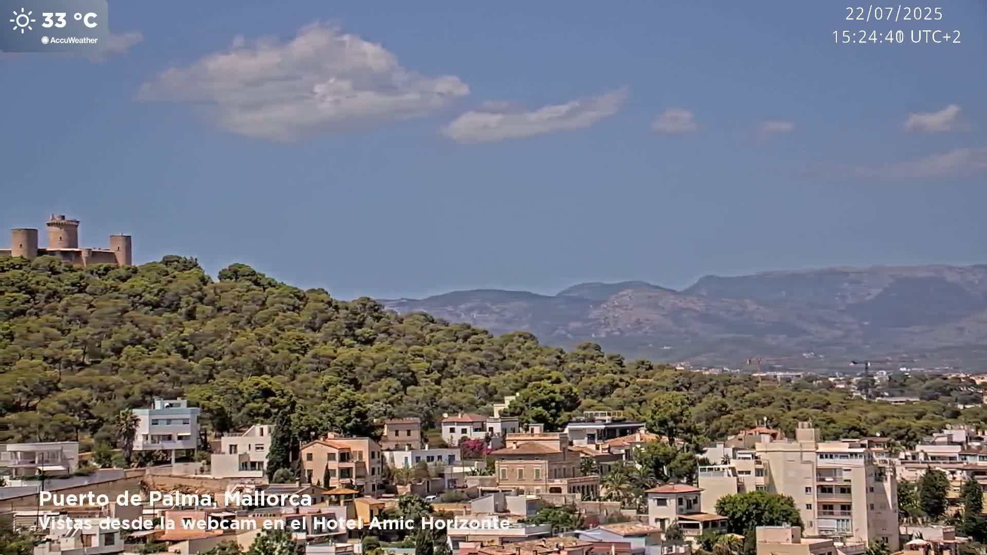 Palma de Mallorca City & Harbor Live Cam - Palma de mallorca, Balearic Islands, Spain