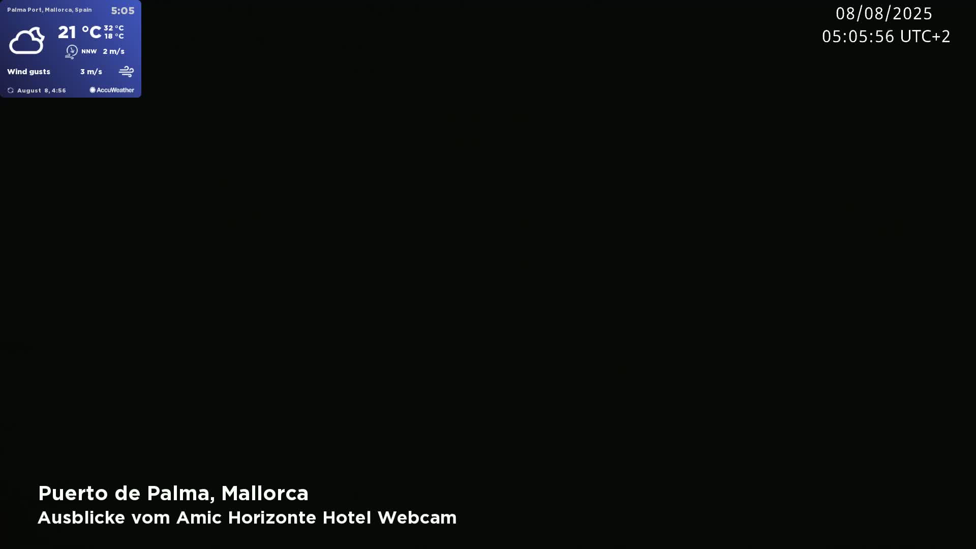 Palma de Mallorca City & Harbor Live Cam - Palma de mallorca, Balearic Islands, Spain