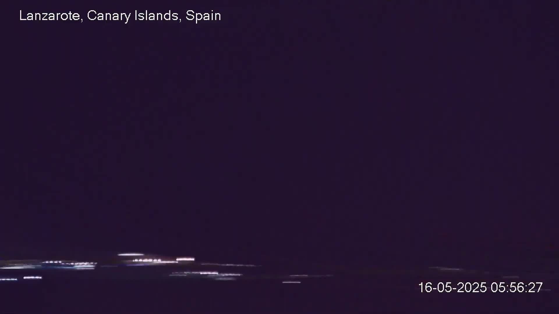 Lanzarote, Arrecife Skyline from Mina Mount Live Cam - Canary Islands, Las Palmas, Spain