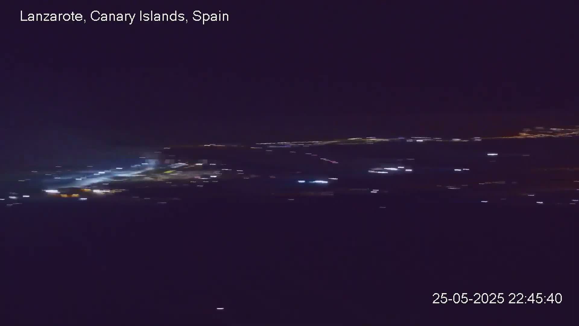 Lanzarote, Arrecife Skyline from Mina Mount Live Cam - Canary Islands, Las Palmas, Spain