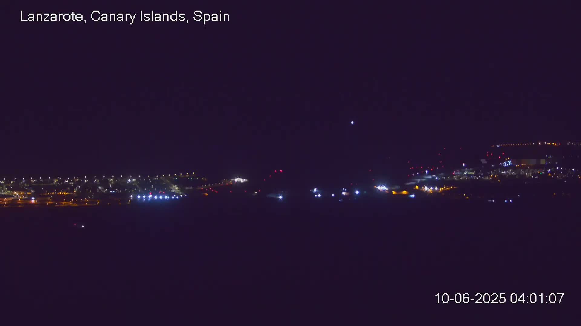 Lanzarote, Arrecife Skyline from Mina Mount Live Cam - Canary Islands, Las Palmas, Spain