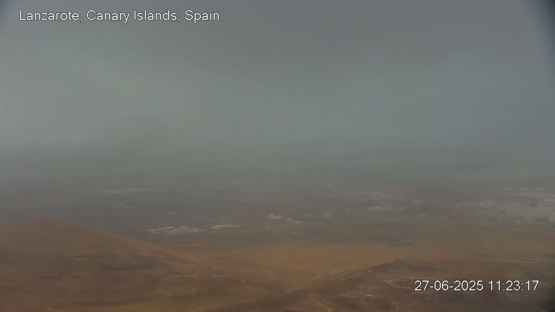 Lanzarote, Arrecife Skyline from Mina Mount Live Cam - Canary Islands, Las Palmas, Spain