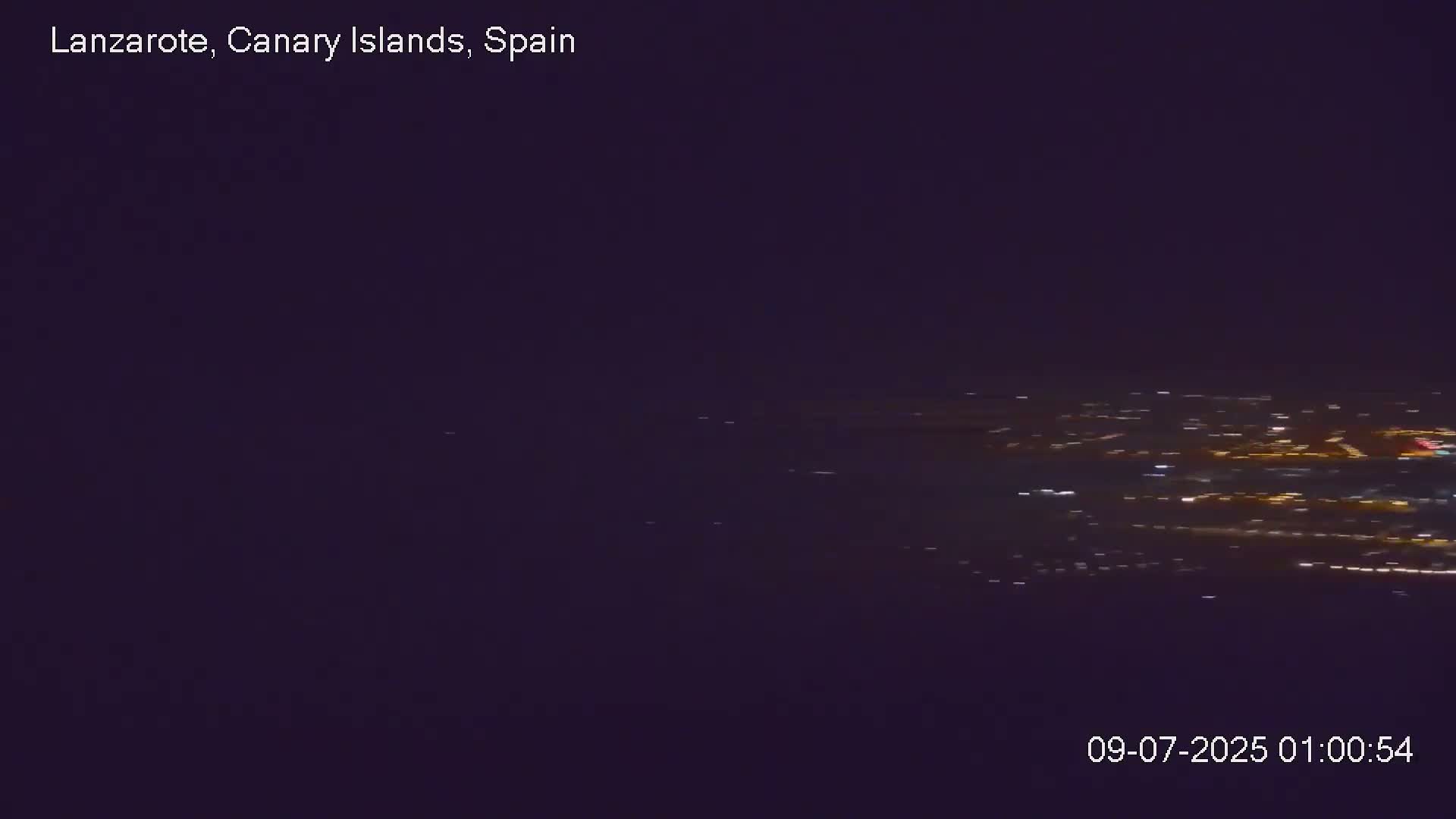 Lanzarote, Arrecife Skyline from Mina Mount Live Cam - Canary Islands, Las Palmas, Spain