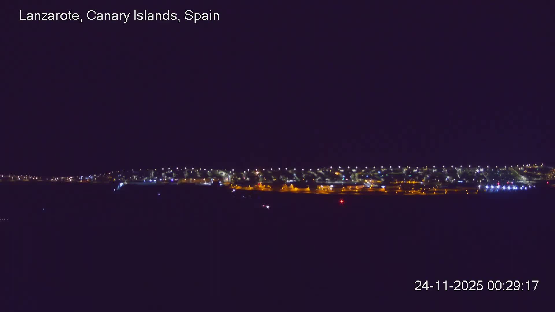Lanzarote, Arrecife Skyline from Mina Mount Live Cam - Canary Islands, Las Palmas, Spain
