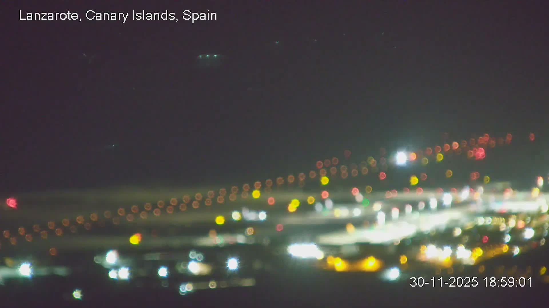 Lanzarote, Arrecife Skyline from Mina Mount Live Cam - Canary Islands, Las Palmas, Spain