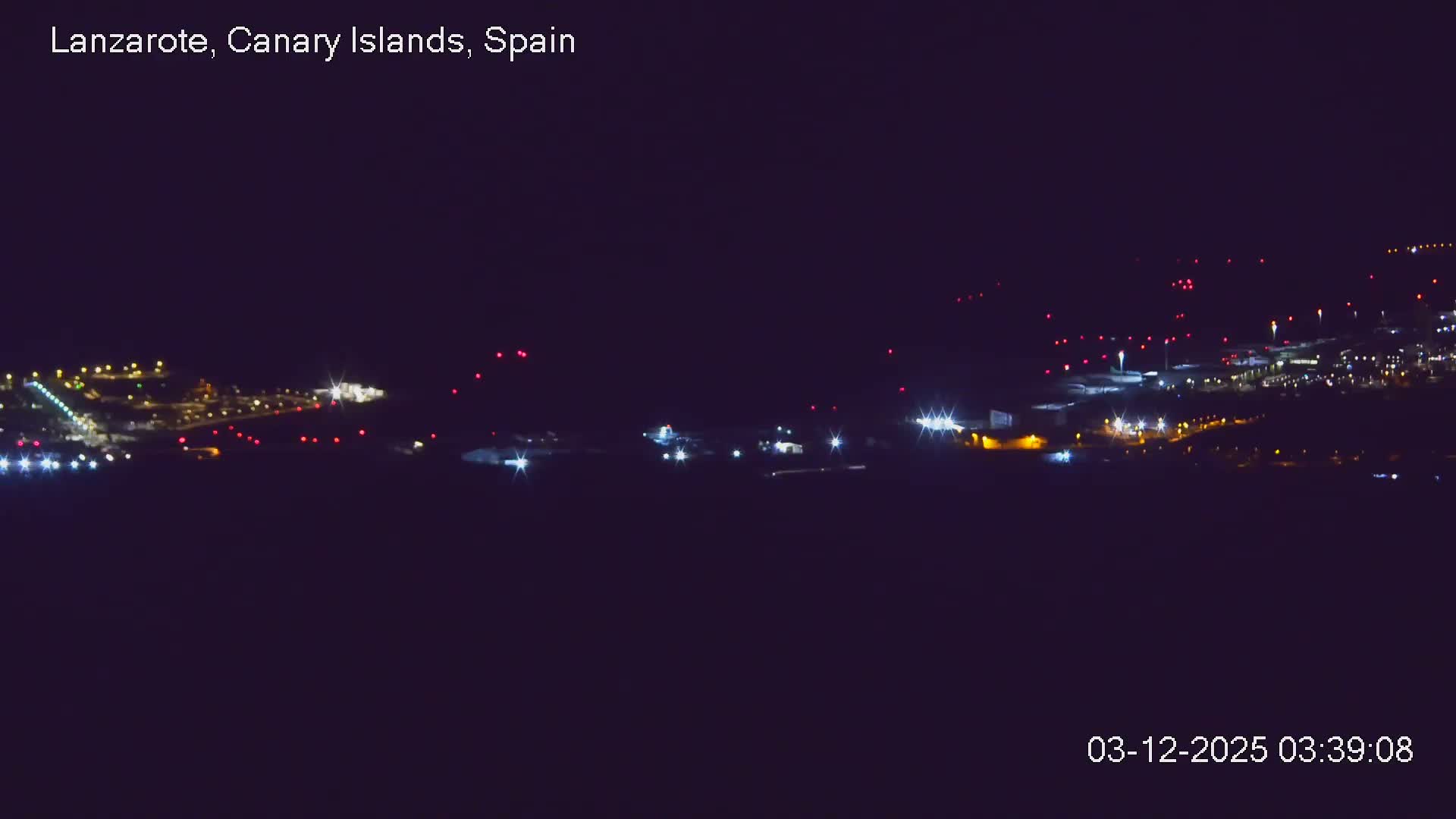 Lanzarote, Arrecife Skyline from Mina Mount Live Cam - Canary Islands, Las Palmas, Spain