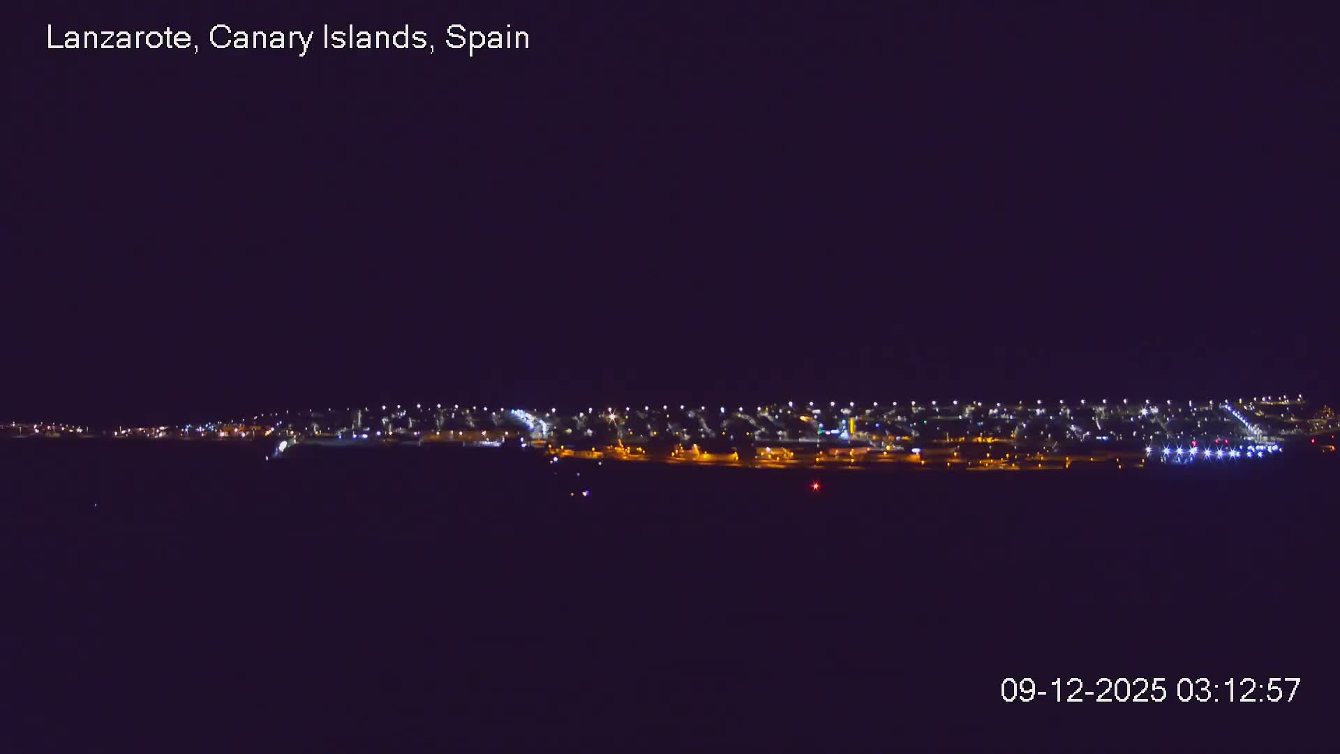 Lanzarote, Arrecife Skyline from Mina Mount Live Cam - Canary Islands, Las Palmas, Spain