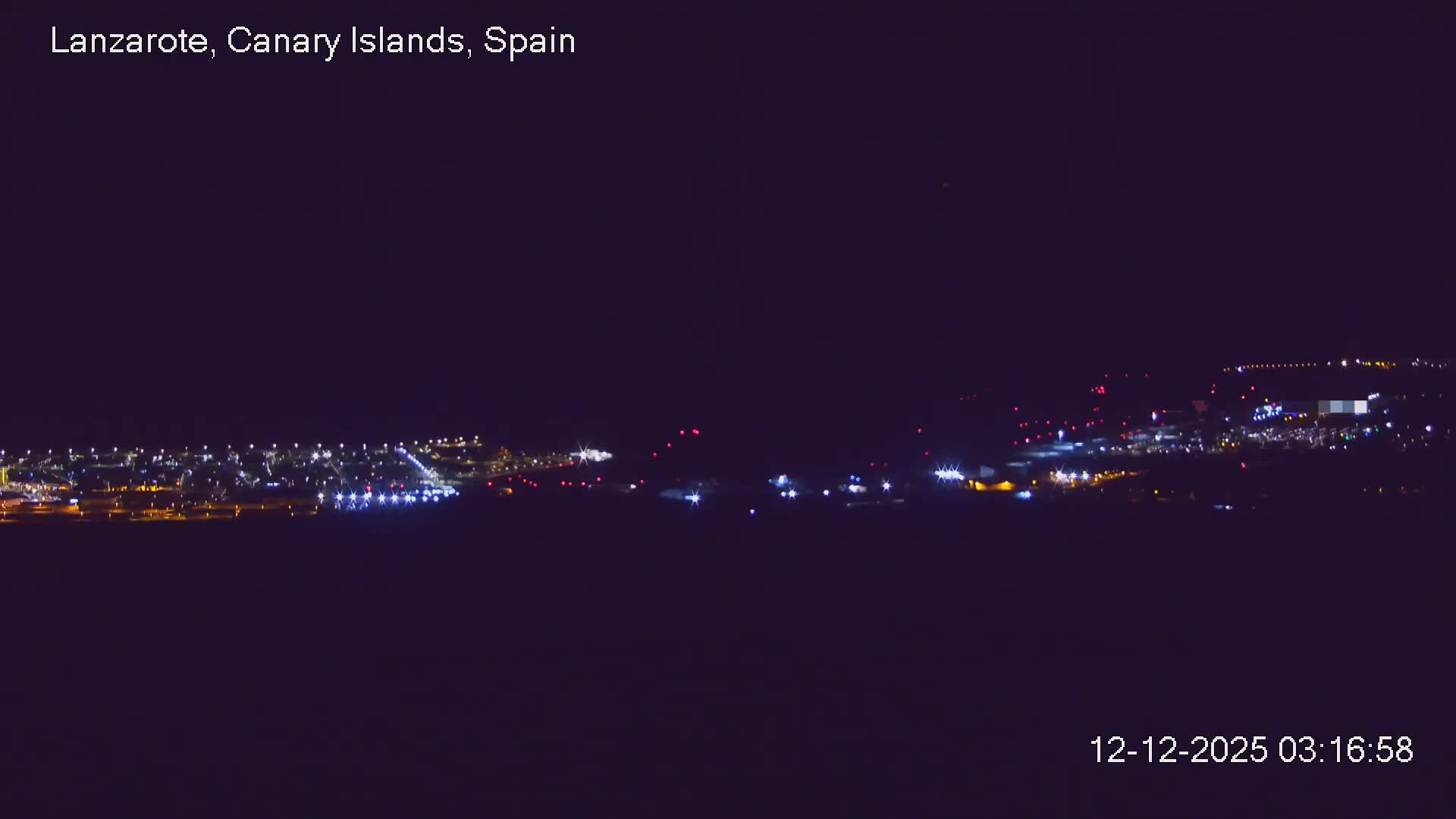 Lanzarote, Arrecife Skyline from Mina Mount Live Cam - Canary Islands, Las Palmas, Spain