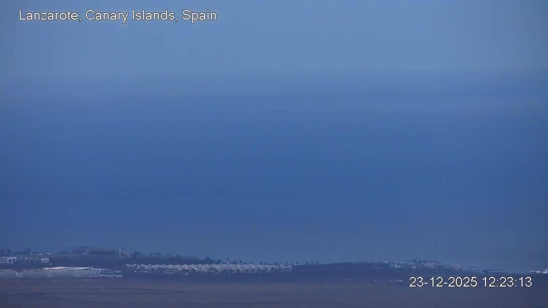Lanzarote, Arrecife Skyline from Mina Mount Live Cam - Canary Islands, Las Palmas, Spain