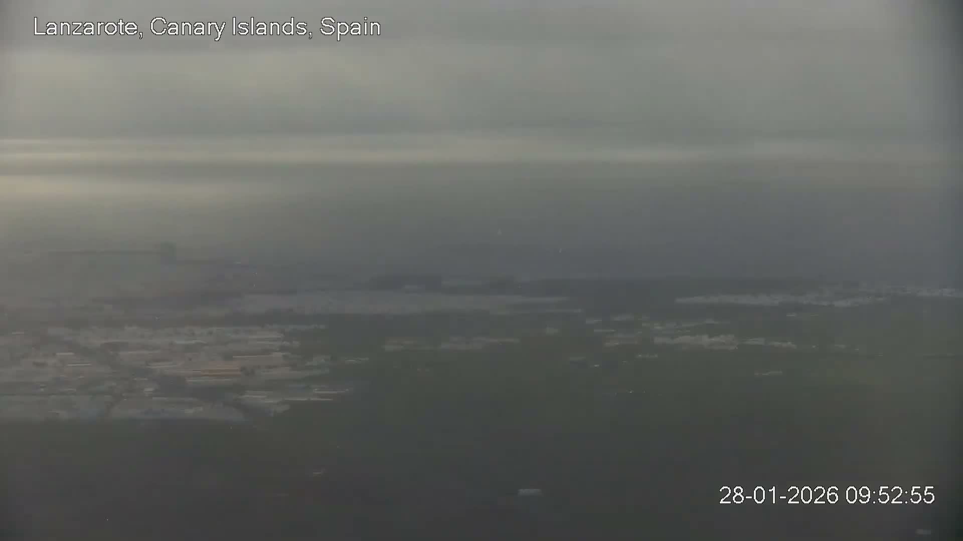 Lanzarote, Arrecife Skyline from Mina Mount Live Cam - Canary Islands, Las Palmas, Spain