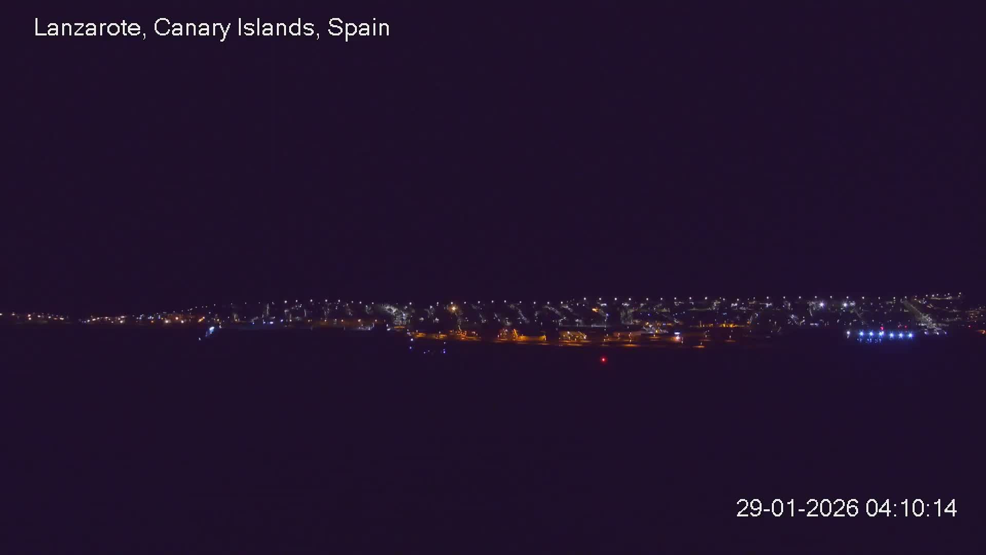 Lanzarote, Arrecife Skyline from Mina Mount Live Cam - Canary Islands, Las Palmas, Spain