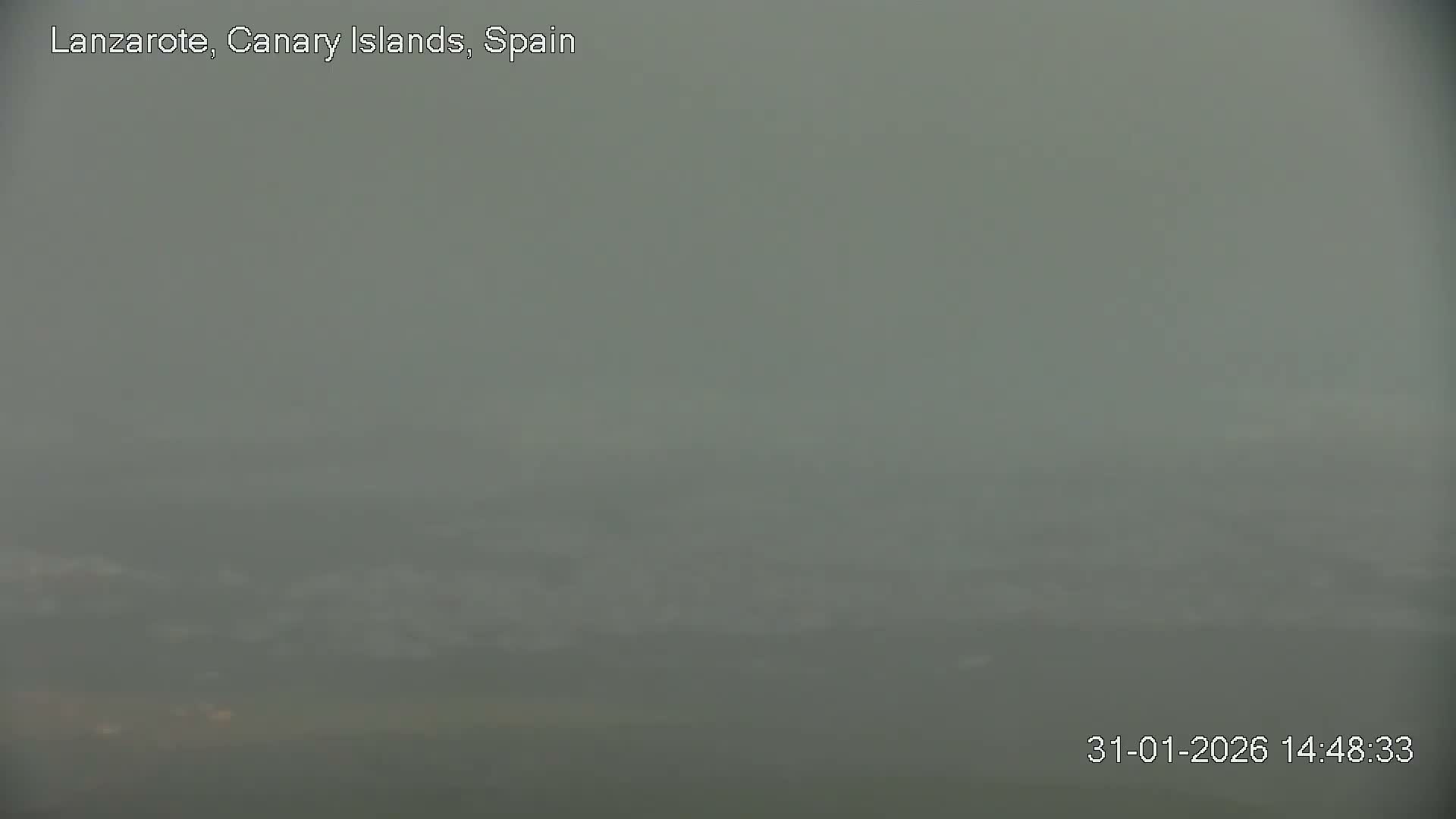 Lanzarote, Arrecife Skyline from Mina Mount Live Cam - Canary Islands, Las Palmas, Spain
