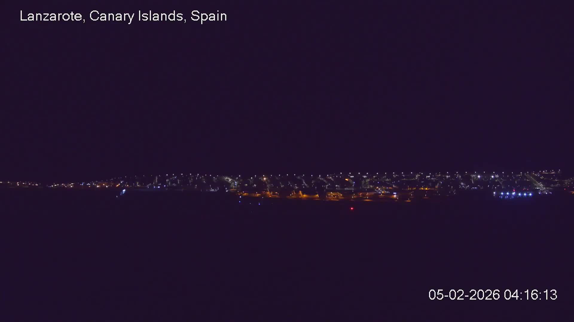 Lanzarote, Arrecife Skyline from Mina Mount Live Cam - Canary Islands, Las Palmas, Spain