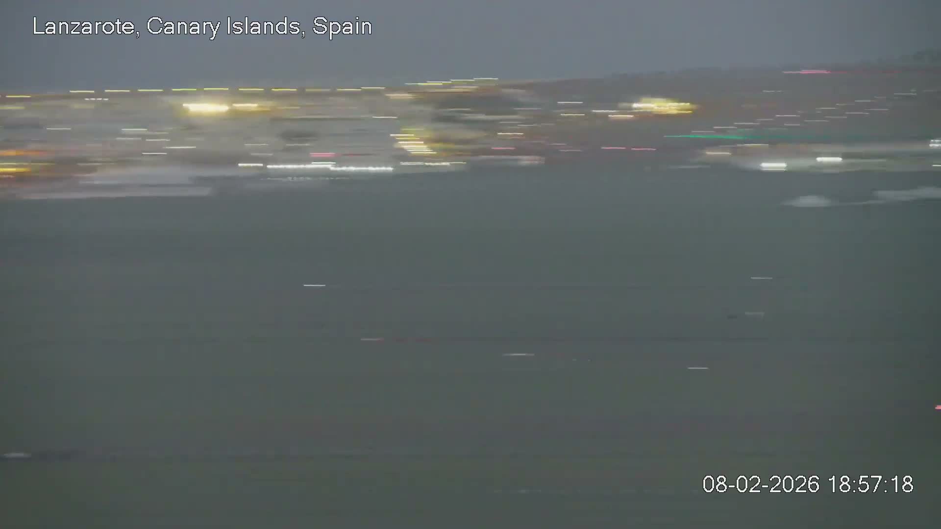 Lanzarote, Arrecife Skyline from Mina Mount Live Cam - Canary Islands, Las Palmas, Spain