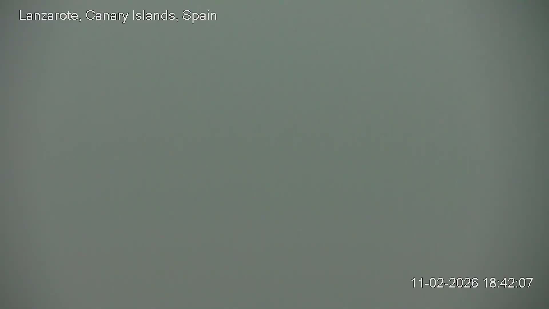 Lanzarote, Arrecife Skyline from Mina Mount Live Cam - Canary Islands, Las Palmas, Spain