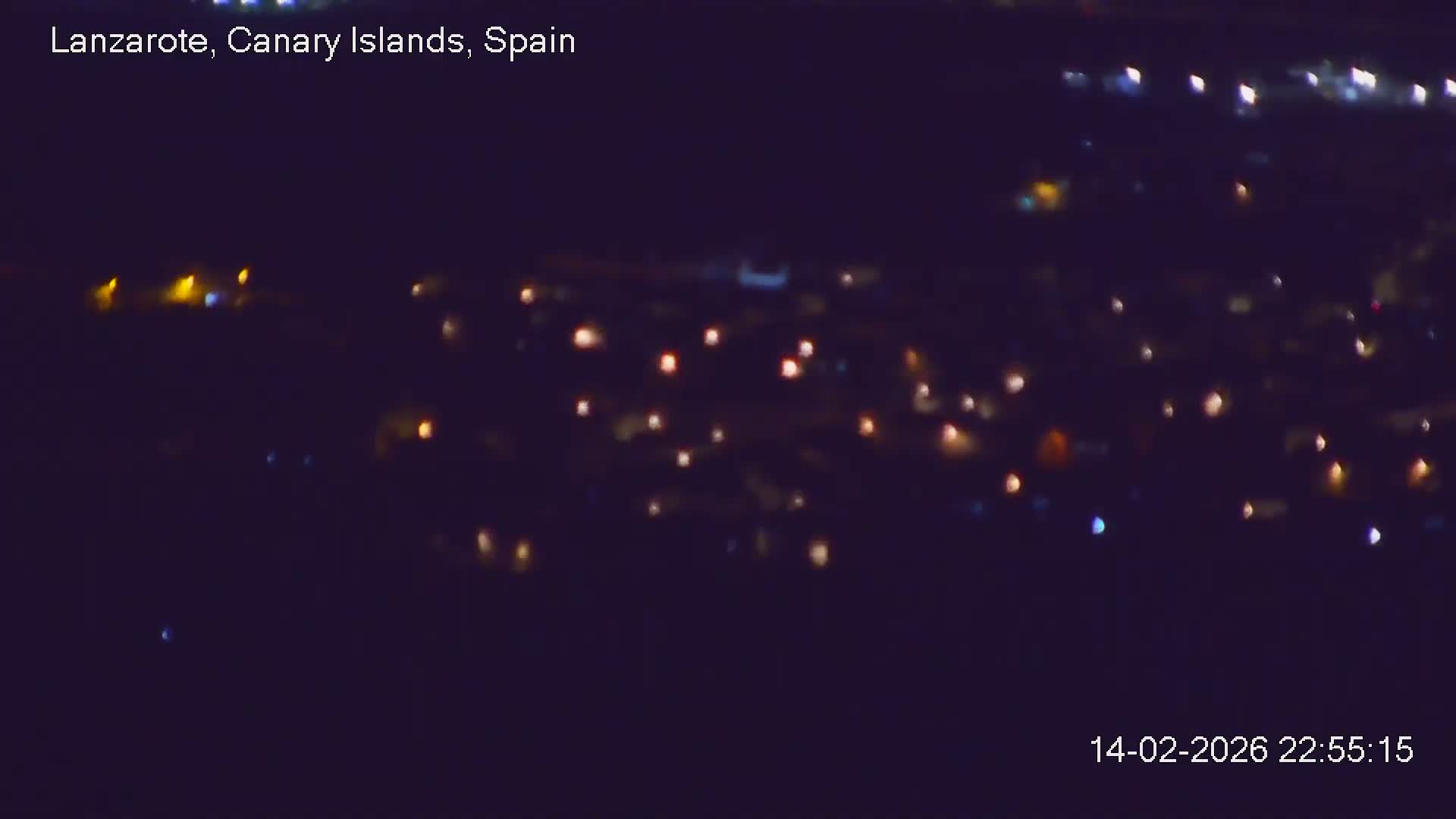 Lanzarote, Arrecife Skyline from Mina Mount Live Cam - Canary Islands, Las Palmas, Spain