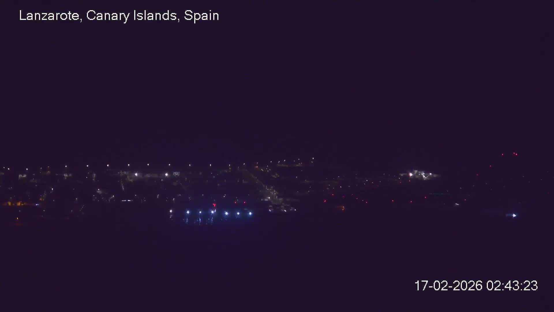 Lanzarote, Arrecife Skyline from Mina Mount Live Cam - Canary Islands, Las Palmas, Spain