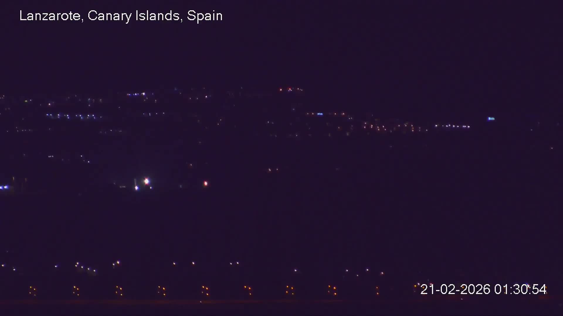 Lanzarote, Arrecife Skyline from Mina Mount Live Cam - Canary Islands, Las Palmas, Spain
