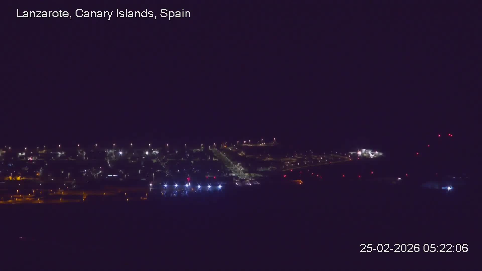 Lanzarote, Arrecife Skyline from Mina Mount Live Cam - Canary Islands, Las Palmas, Spain