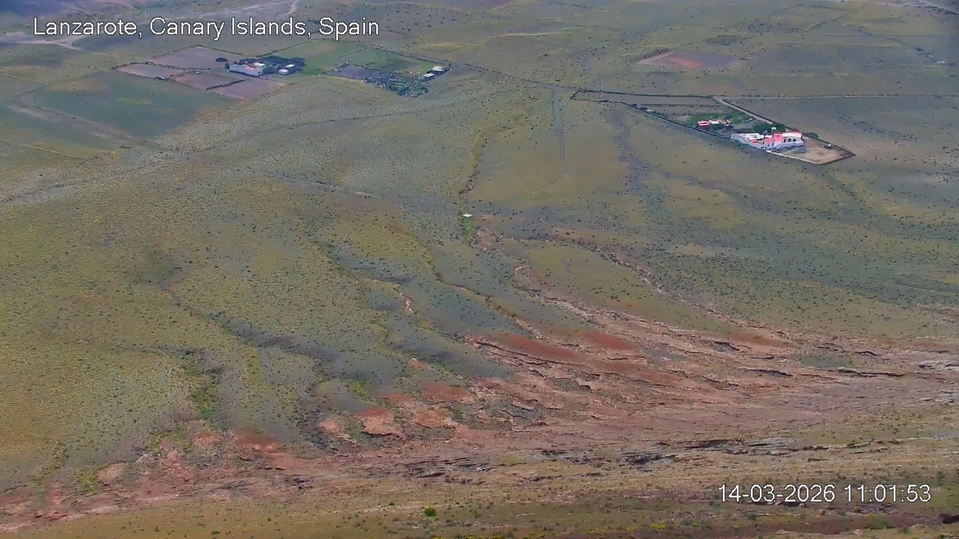 Lanzarote, Arrecife Skyline from Mina Mount Live Cam - Canary Islands, Las Palmas, Spain