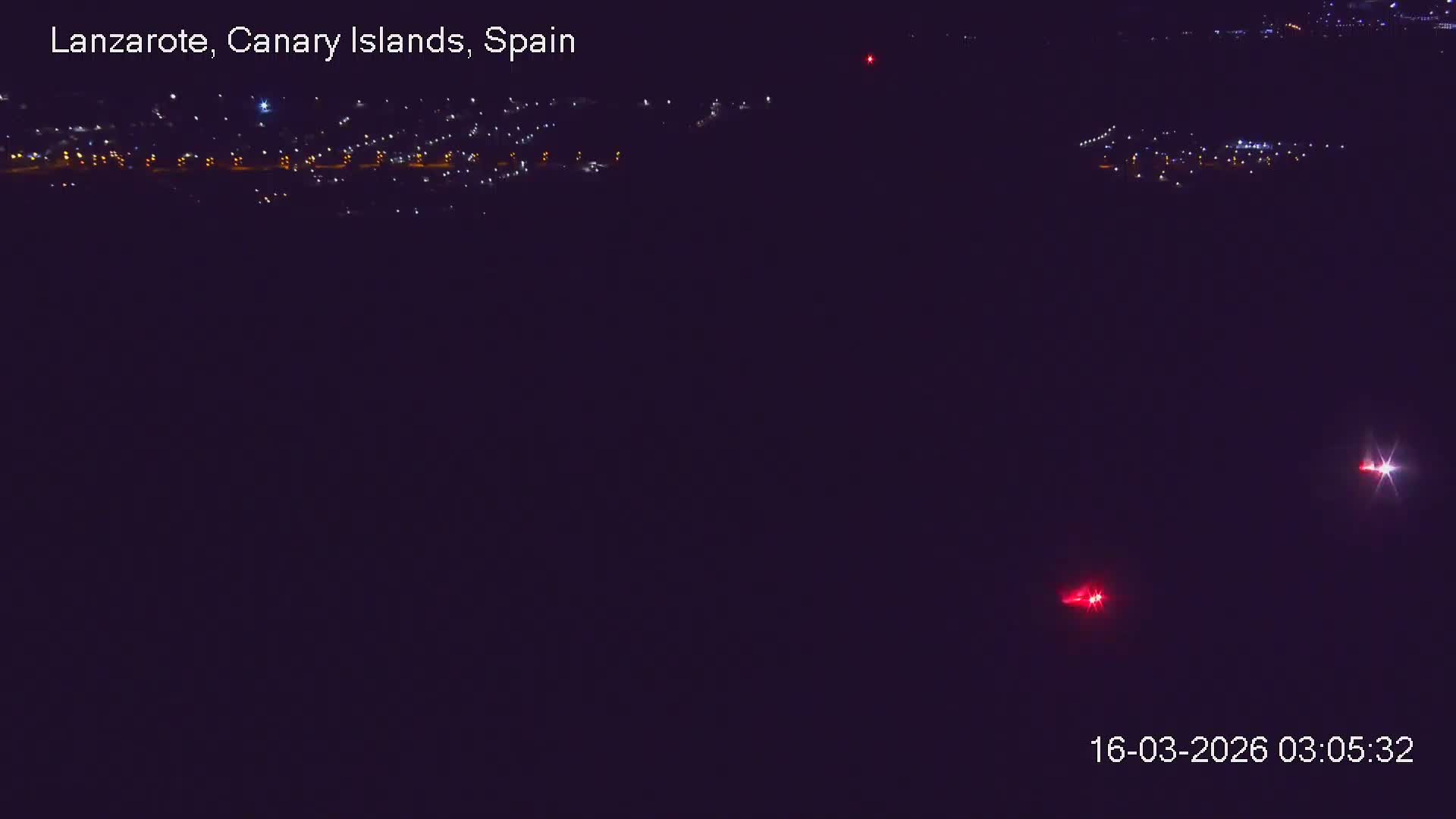 Lanzarote, Arrecife Skyline from Mina Mount Live Cam - Canary Islands, Las Palmas, Spain