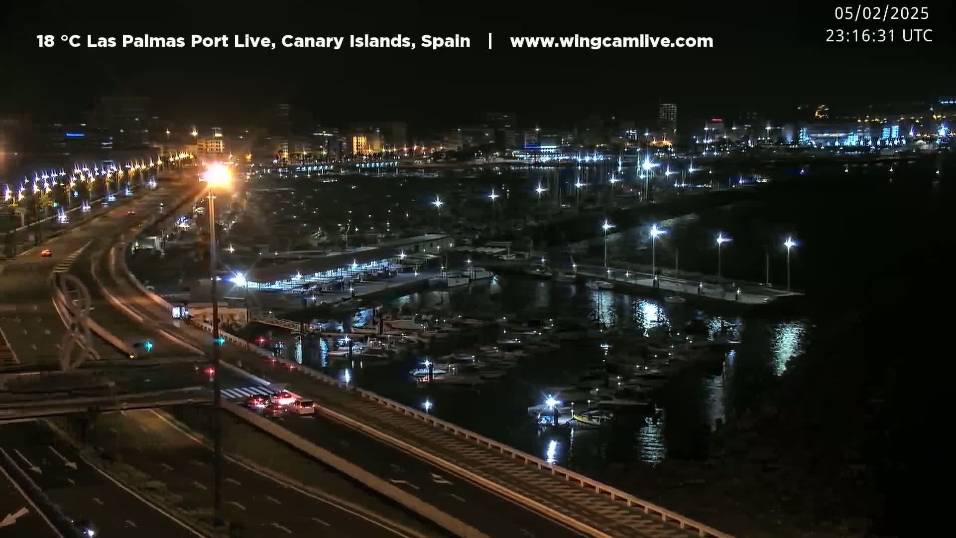Las Palmas de Gran Canaria City & Port Live Cam - Canary Islands, Spain