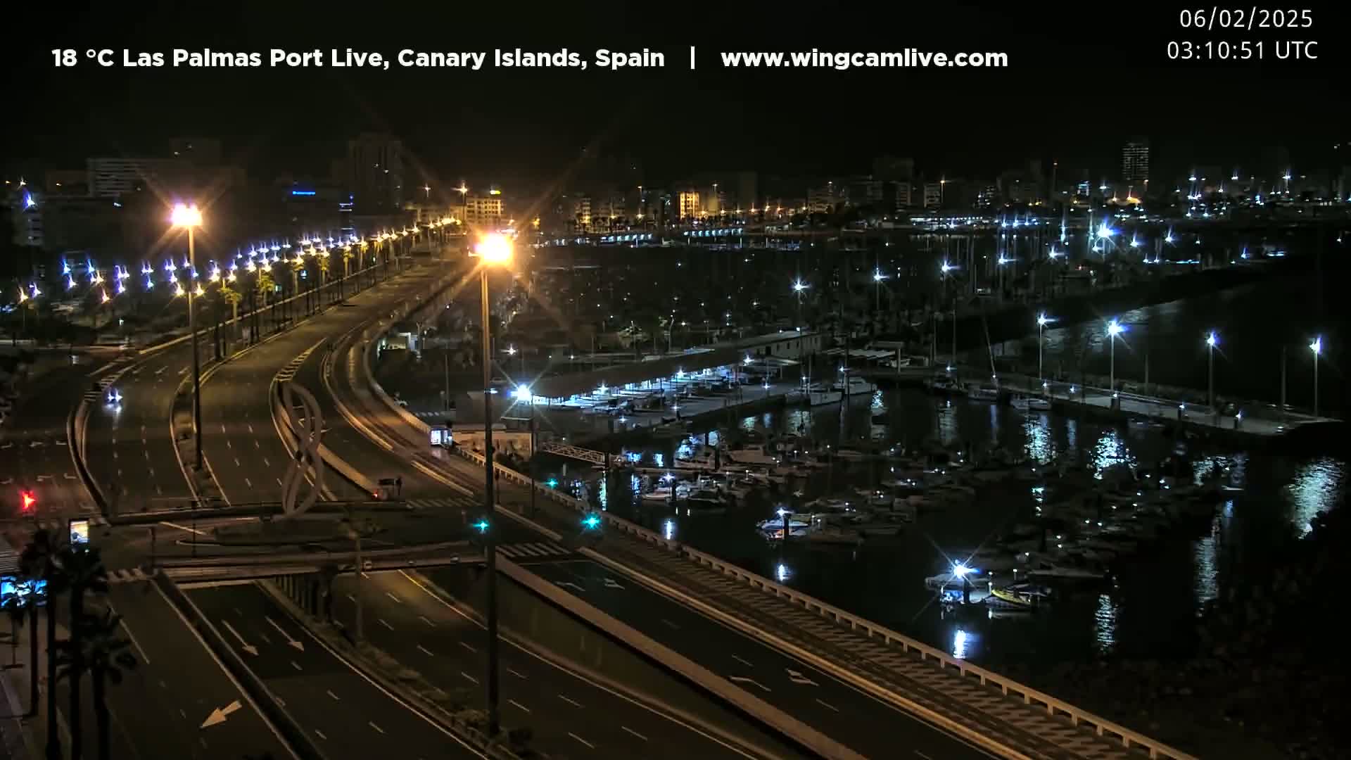 Las Palmas de Gran Canaria City & Port Live Cam - Canary Islands, Spain