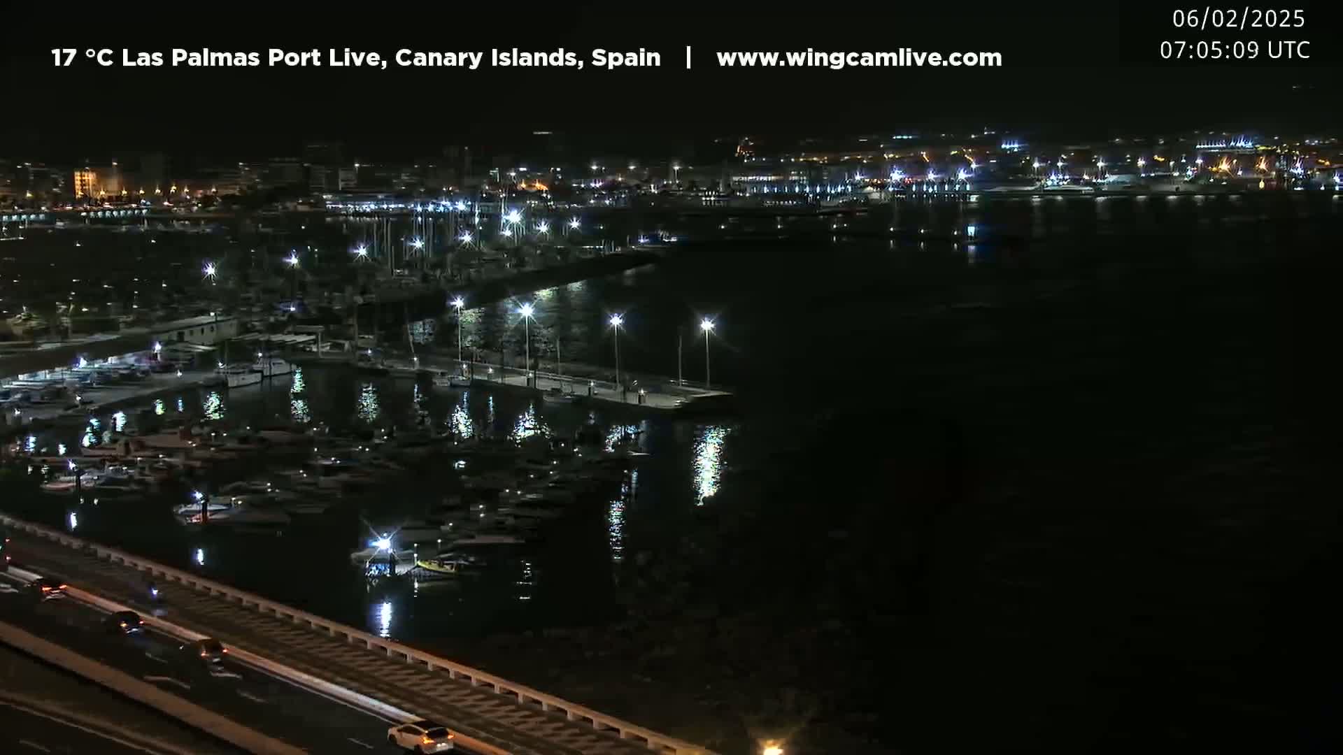 Las Palmas de Gran Canaria City & Port Live Cam - Canary Islands, Spain