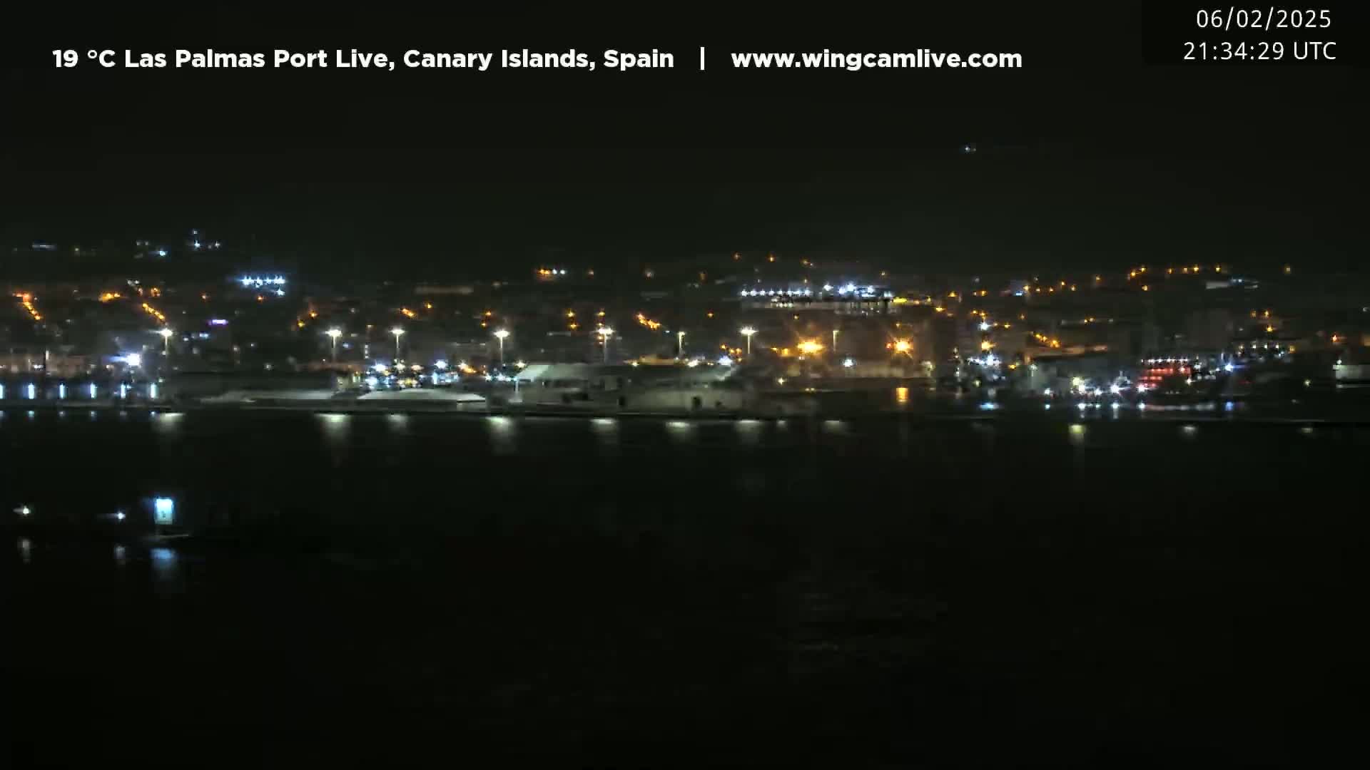 Las Palmas de Gran Canaria City & Port Live Cam - Canary Islands, Spain