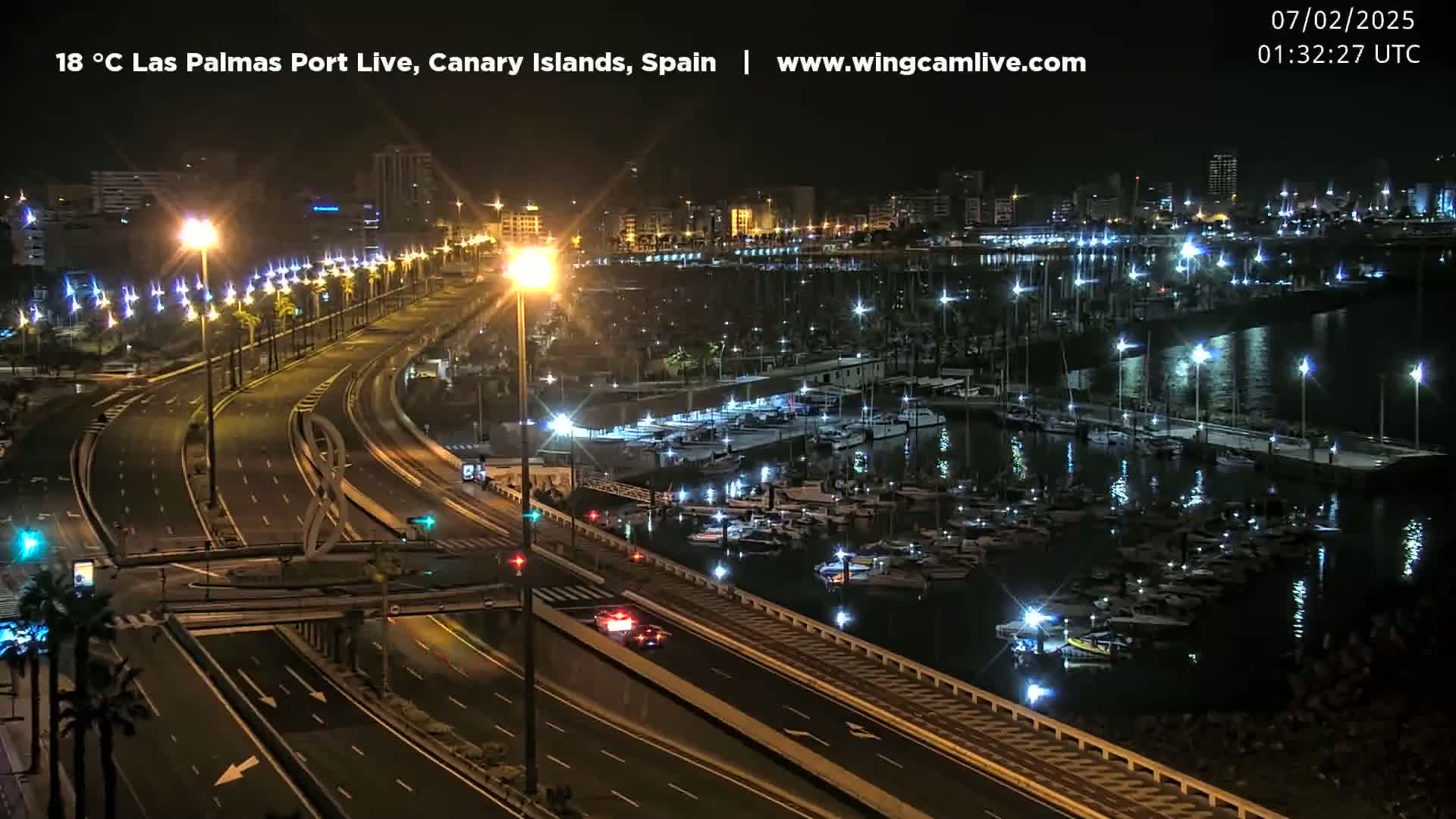 Las Palmas de Gran Canaria City & Port Live Cam - Canary Islands, Spain