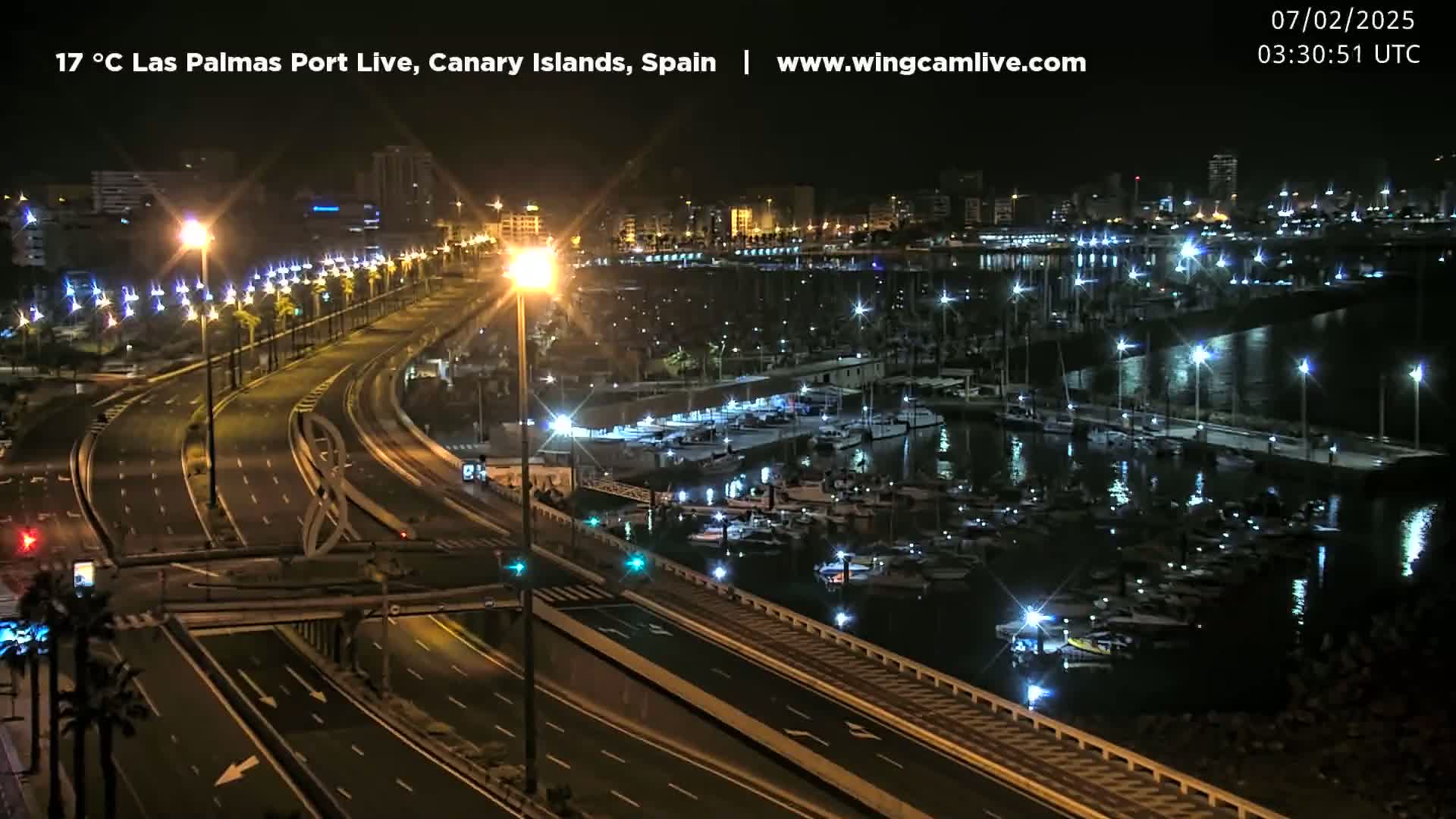 Las Palmas de Gran Canaria City & Port Live Cam - Canary Islands, Spain