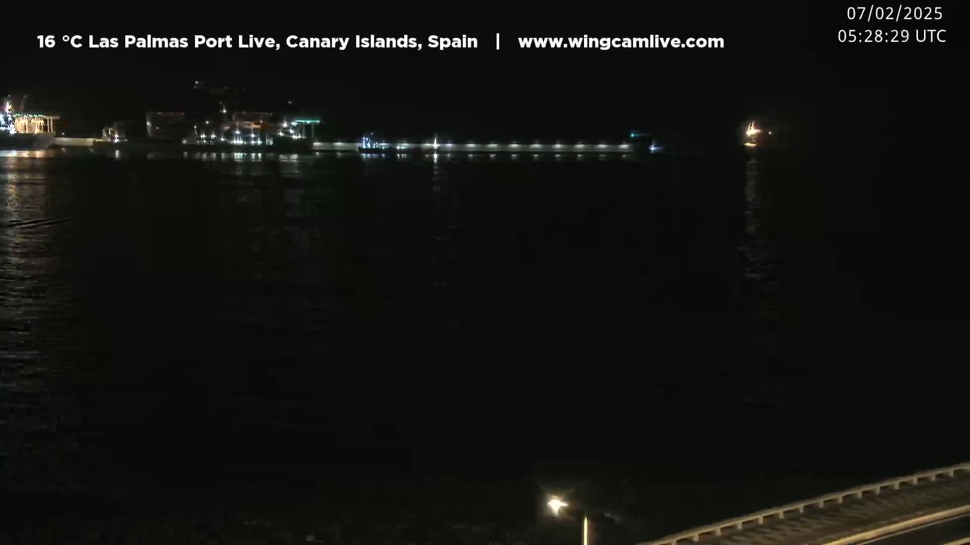 Las Palmas de Gran Canaria City & Port Live Cam - Canary Islands, Spain