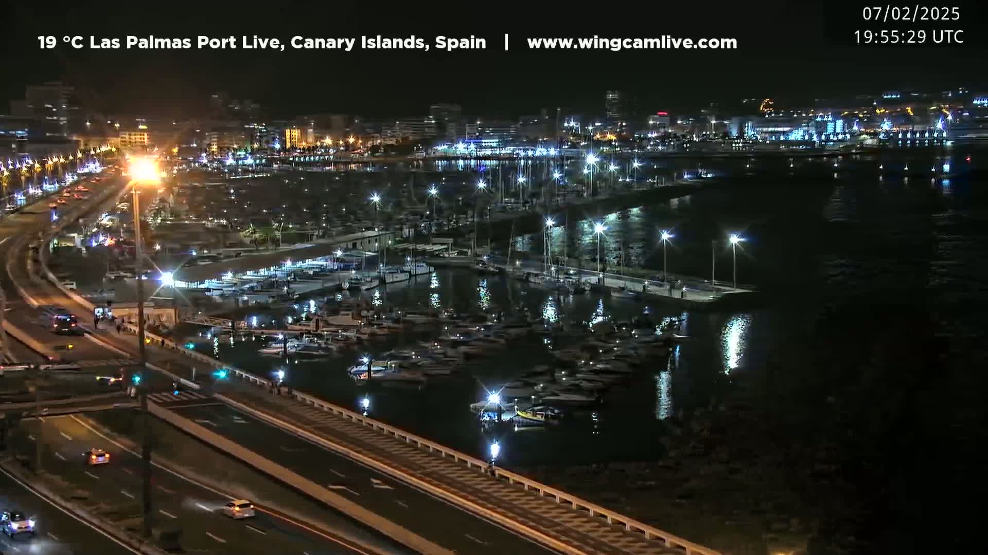 Las Palmas de Gran Canaria City & Port Live Cam - Canary Islands, Spain