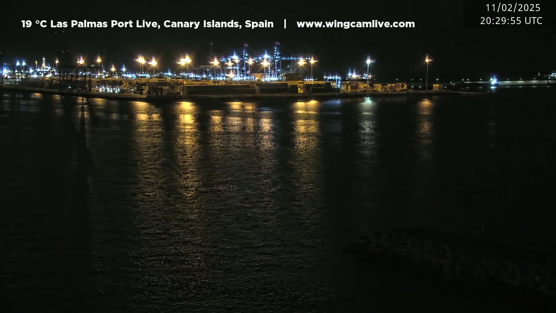 Las Palmas de Gran Canaria City & Port Live Cam - Canary Islands, Spain