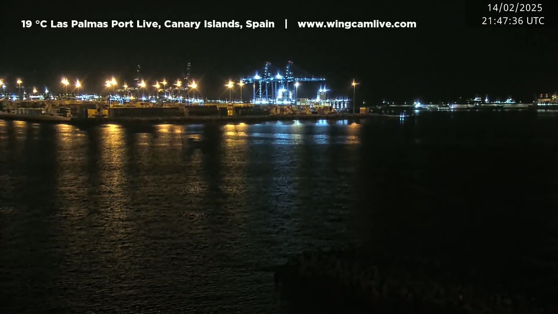Las Palmas de Gran Canaria City & Port Live Cam - Canary Islands, Spain
