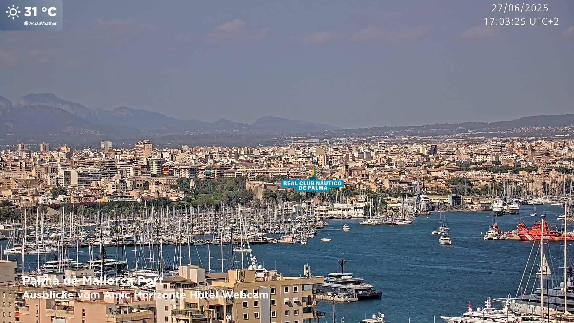 Las Palmas de Gran Canaria City & Port Live Cam - Canary Islands, Spain
