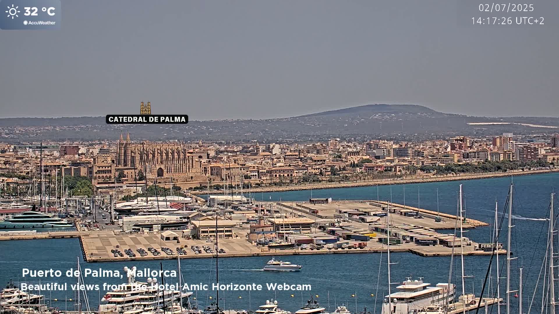 Las Palmas de Gran Canaria City & Port Live Cam - Canary Islands, Spain
