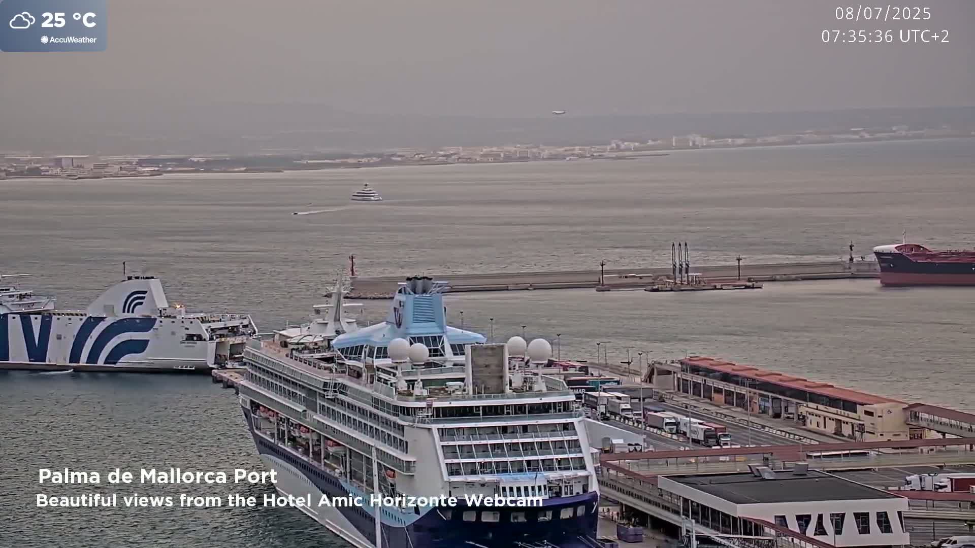 Las Palmas de Gran Canaria City & Port Live Cam - Canary Islands, Spain