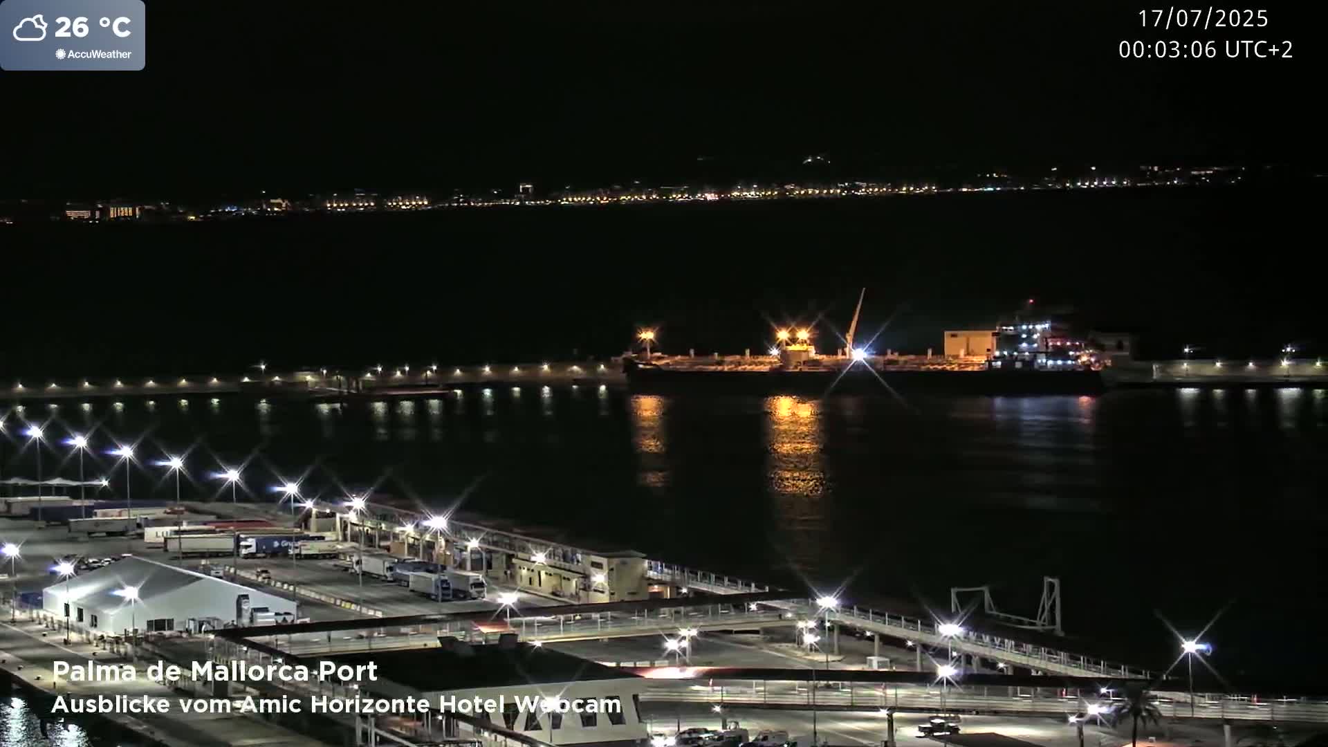 Las Palmas de Gran Canaria City & Port Live Cam - Canary Islands, Spain