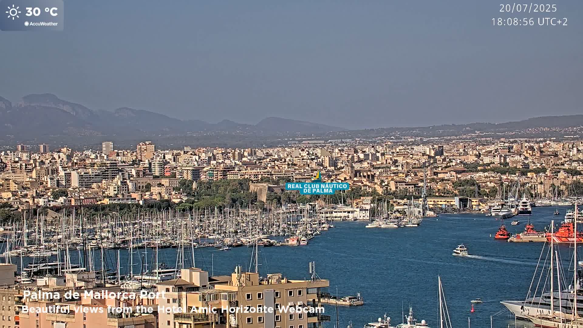 Las Palmas de Gran Canaria City & Port Live Cam - Canary Islands, Spain