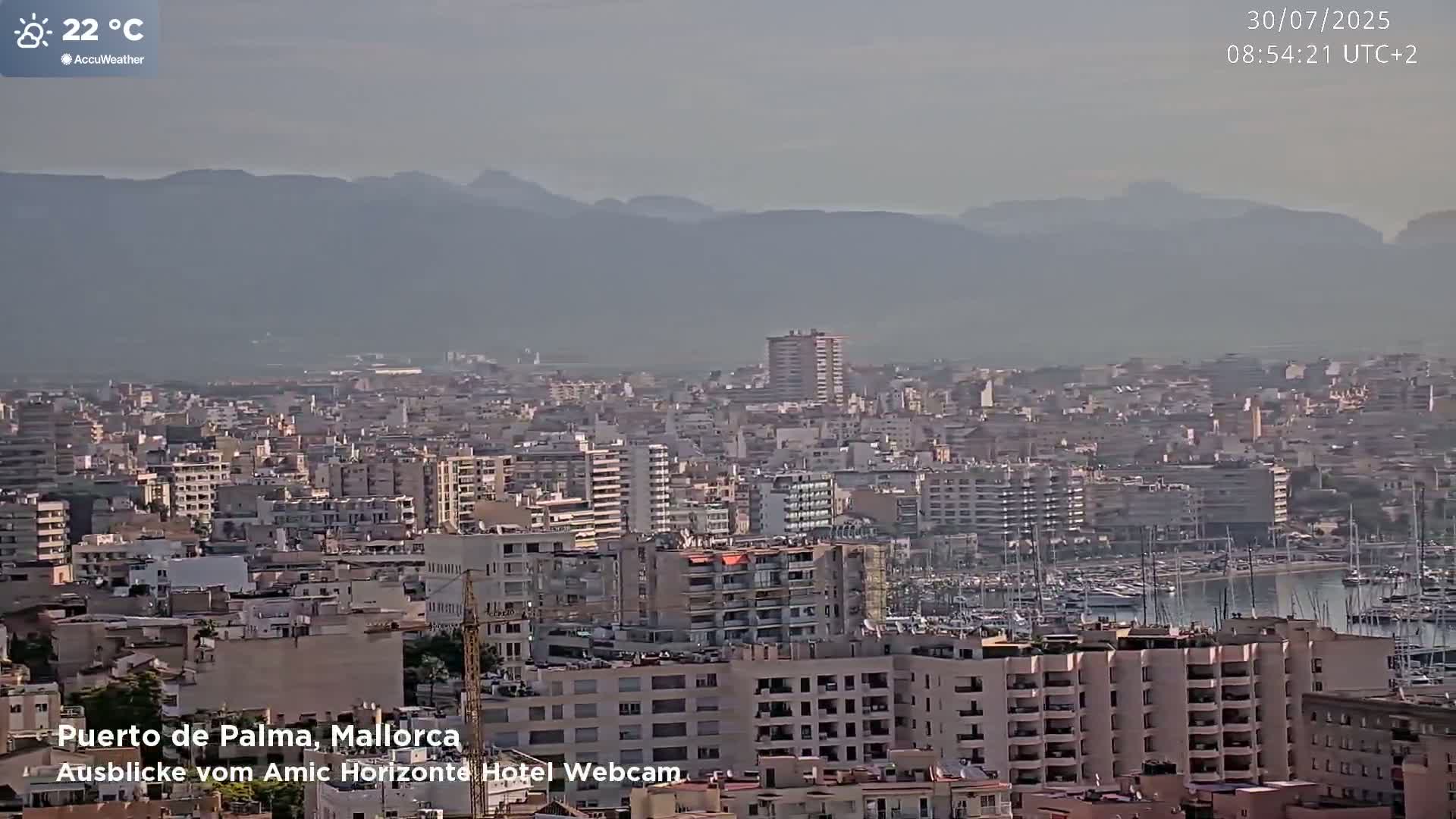 Las Palmas de Gran Canaria City & Port Live Cam - Canary Islands, Spain