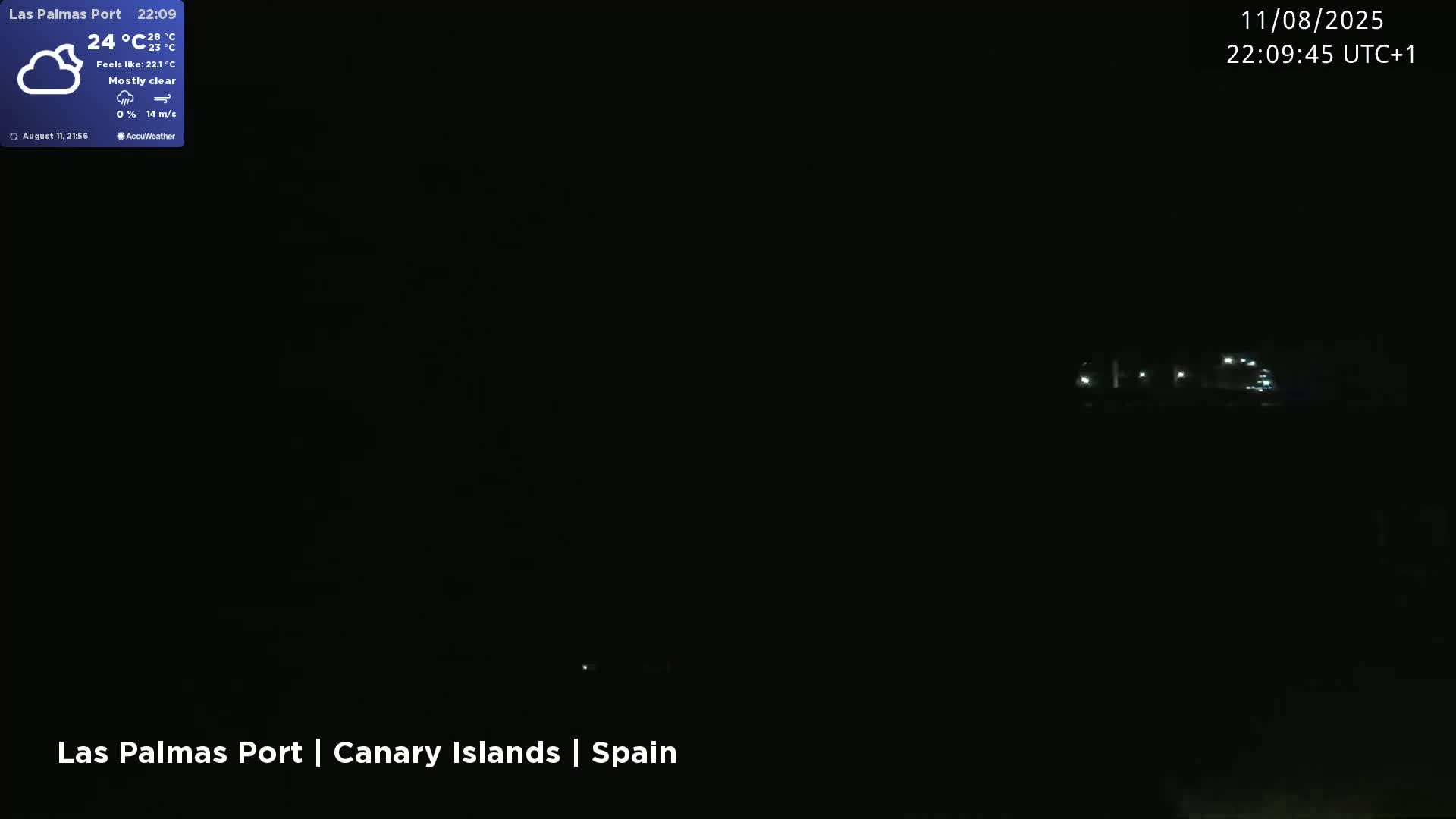 Las Palmas de Gran Canaria City & Port Live Cam - Las Palmas de Gran Canaria, Gran Canaria, Canary Islands (Canarias), Spain