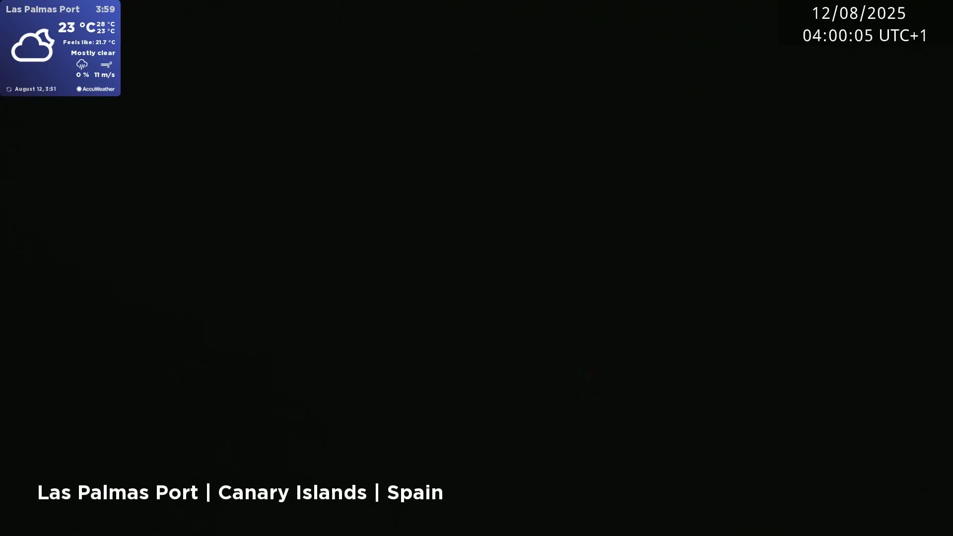 Las Palmas de Gran Canaria City & Port Live Cam - Las Palmas de Gran Canaria, Gran Canaria, Canary Islands (Canarias), Spain