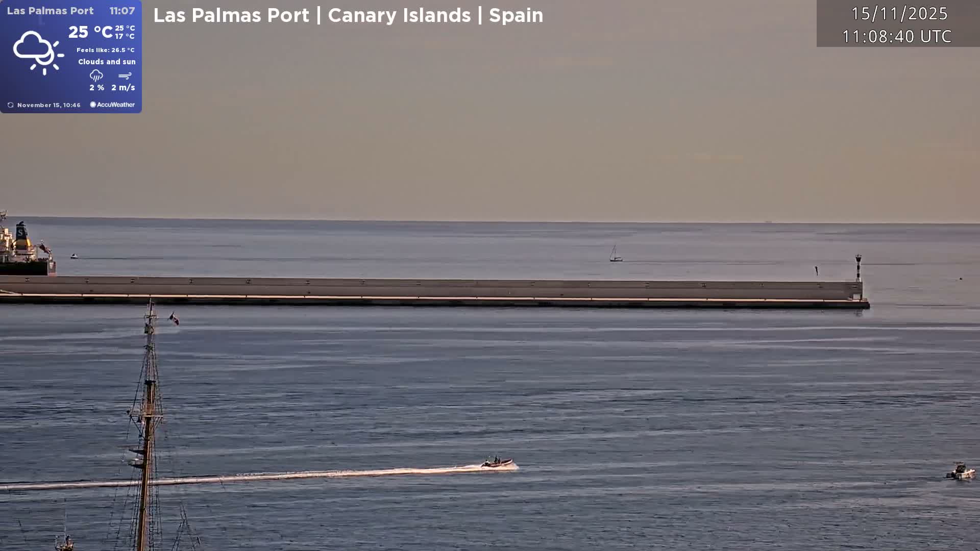 Las Palmas de Gran Canaria City & Port Live Cam - Las Palmas de Gran Canaria, Gran Canaria, Canary Islands (Canarias), Spain