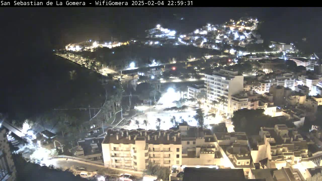 San Sebastian de La Gomera  City Live Cam - Santa Cruz de Tenerife, Canary Islands, Spain