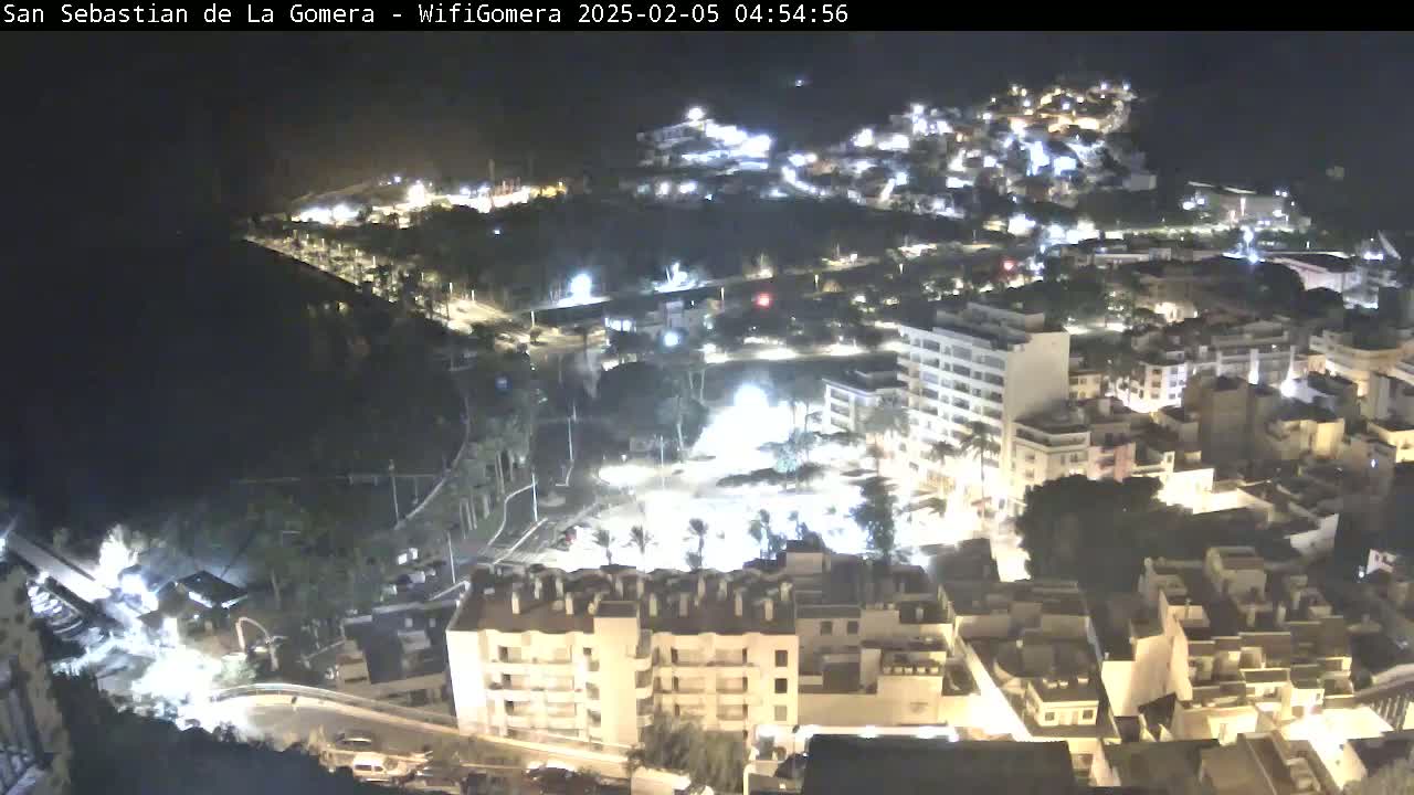 San Sebastian de La Gomera  City Live Cam - Santa Cruz de Tenerife, Canary Islands, Spain